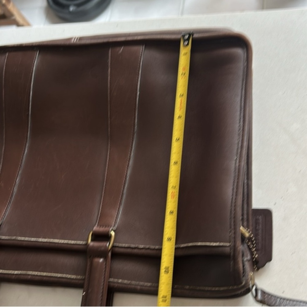 Vintage Coach Brown Leather Briefcase - Picture 13 of 14